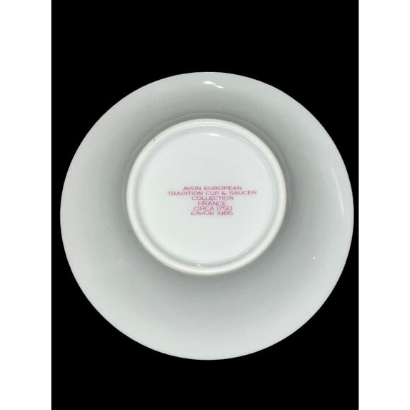 1985 Avon Tradition Cup and Saucer Collection France Circa 1750 - Picture 5 of 15